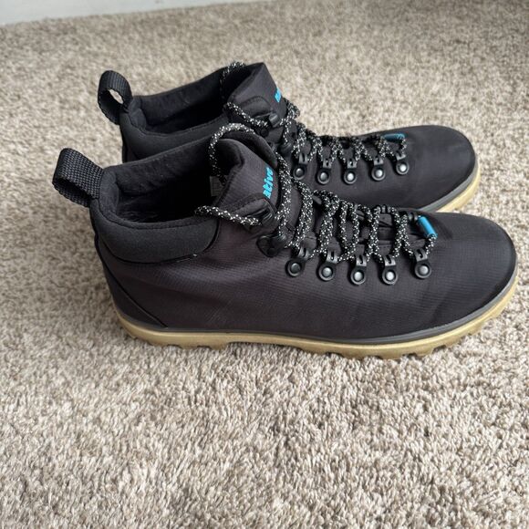 Native Men\'s Fitzsimmons Treklite Waterproof Lightweight Black Hiking Boot Sz 12 main image 4
